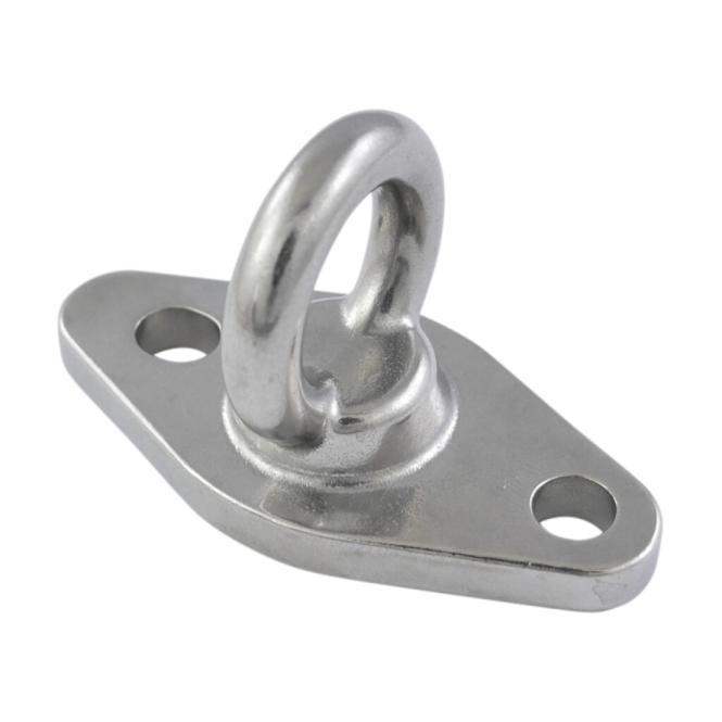 GROUNDPLATE WITH EYE NUT, MT-SERIES - STAINLESS STEEL A4