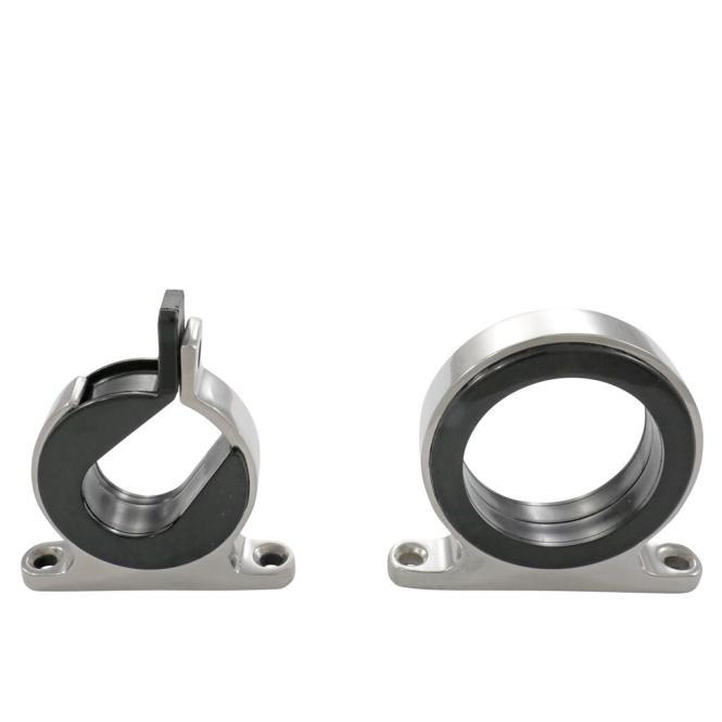 SUPORTE PARA VARAS DE PESCA, COM TRAVA, SÉRIE MT - AÇO INOXIDÁVEL A4/PLÁSTICO