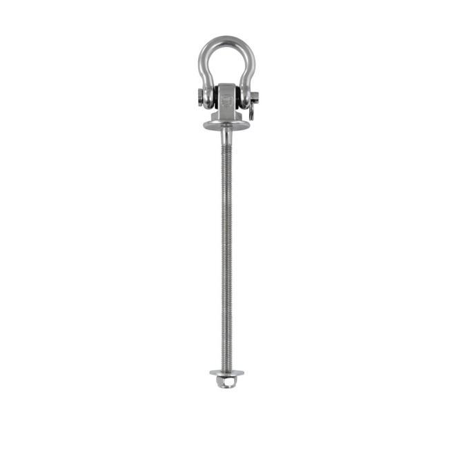  SCREW WITH BOW SHACKLE, METRIC THREAD, MT-SERIES - STAINLESS STEEL A4/PA
