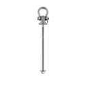  VITE CON GRILLO AD ARCO, FILETTATURA METRICA, SERIE MT - ACCIAIO INOX A4/PA
