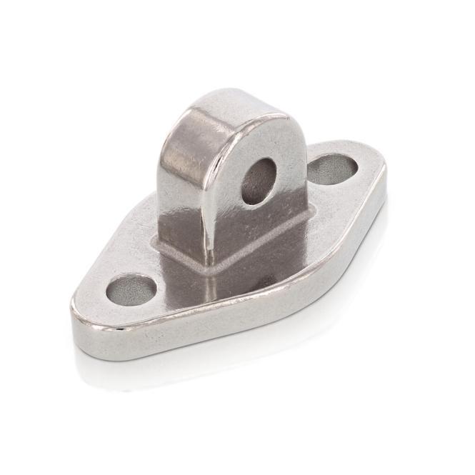 GROUNDPLATE WITH STRAP, MT-SERIES - STAINLESS STEEL A4