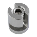 CLIP DE RED DE CABLE DE ACERO DE 0 A 90° - ACERO INOXIDABLE A4