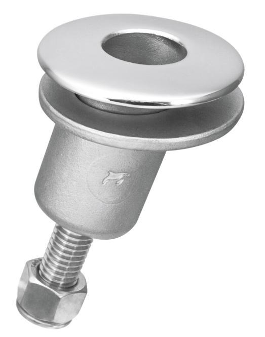 SOCKET FOR SUNSHADE POLE - STAINLESS STEEL A4