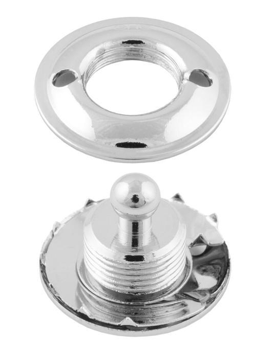  TENAX LOWER PART FOR FABRIC - BRASS