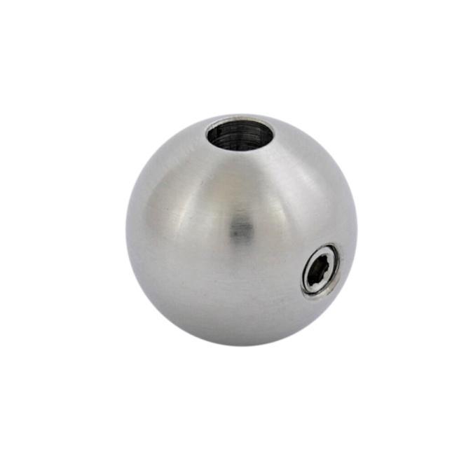 BUTÉE DE BOULE DE CÂBLE, SURFACE PONCÉE - INOX A4