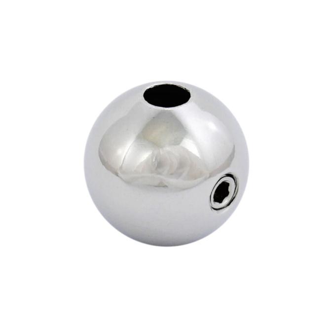 WIRE ROPE BALL STOPPER, POLISHED - STAINLESS STEEL A4