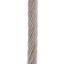 CABO DE AÇO FLEXÍVEL 6X36 IWRC SZ - AÇO INOXIDÁVEL A4