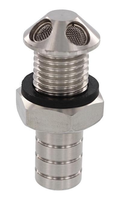 TANK VENT FLAT - STAINLESS STEEL A4