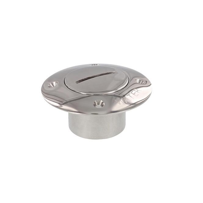  TUBO DI RIEMPIMENTO DEL PONTE CON FESSURA, CORTO - ACCIAIO INOX A4