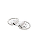  OJAL DE ALMOHADILLA PLEGABLE DOBLE CON CONTRAPLACA - ACERO INOXIDABLE A4