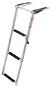  TELESCOPIC BATHING LADDER FOR MOUNTING ON PLATFORM - STAINLESS STEEL A4/PLASTIC