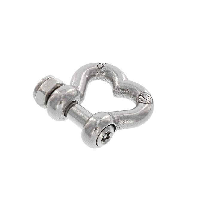  HEART SHAPED 3-WAY SHACKLE, MT-SERIES - STAINLESS STEEL A2