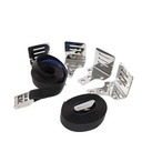  STRAP HOLDER SET FOR LIFE RAFTS AND TANKS - STAINLESS STEEL A4/PES
