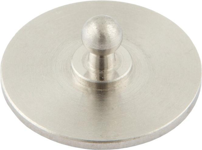 BOUTON PLAQUE RONDE TENAX PARTIE INFÉRIEURE - INOX A2