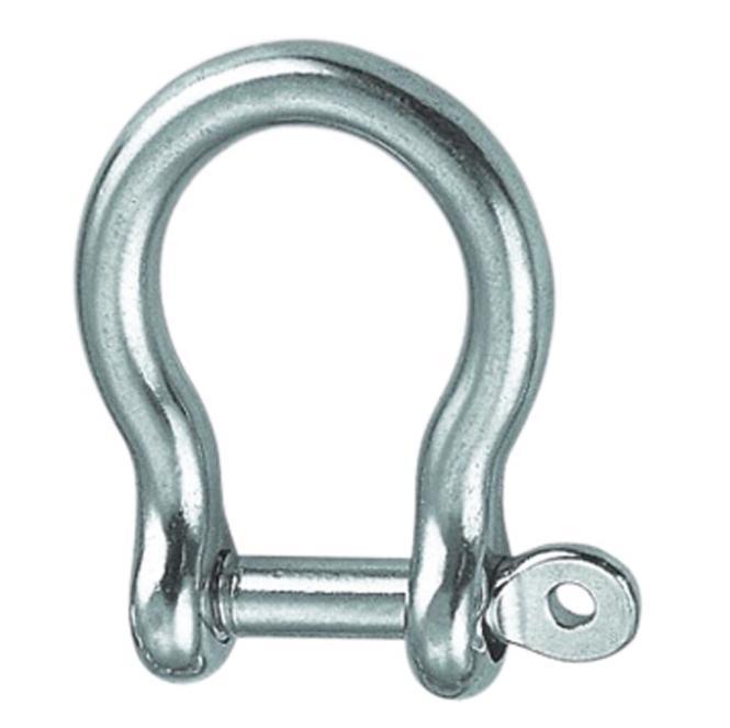  BOW SHACKLE WITH CAPTIVE PIN - STAINLESS STEEL A4