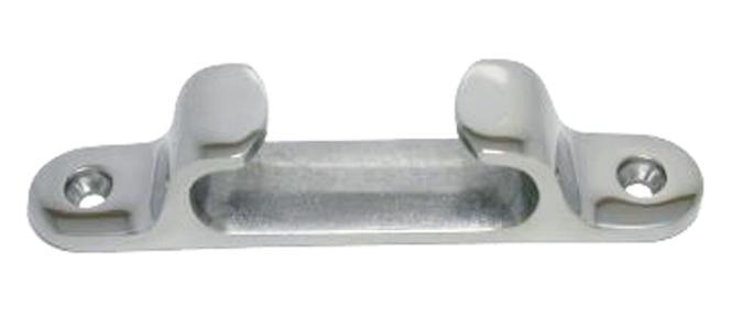 CLEAT WITH STRAIGHT CHOCKS - STAINLESS STEEL A4
