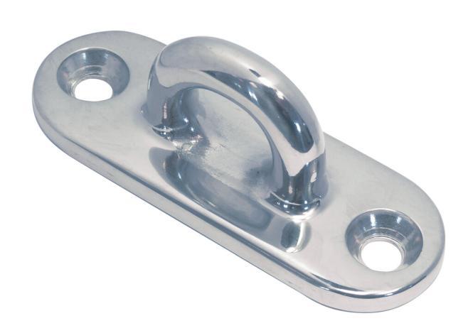 OLHO DE ALMOFADA OVAL - AÇO INOXIDÁVEL A4