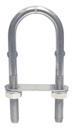 PERNO EN U CON CONTRAPLACA - ACERO INOXIDABLE A2
