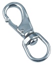 MOUSQUETON À ÉMERILLON - INOX A4