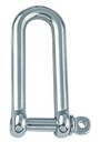 D-SHACKLE, LONG - STAINLESS STEEL A4