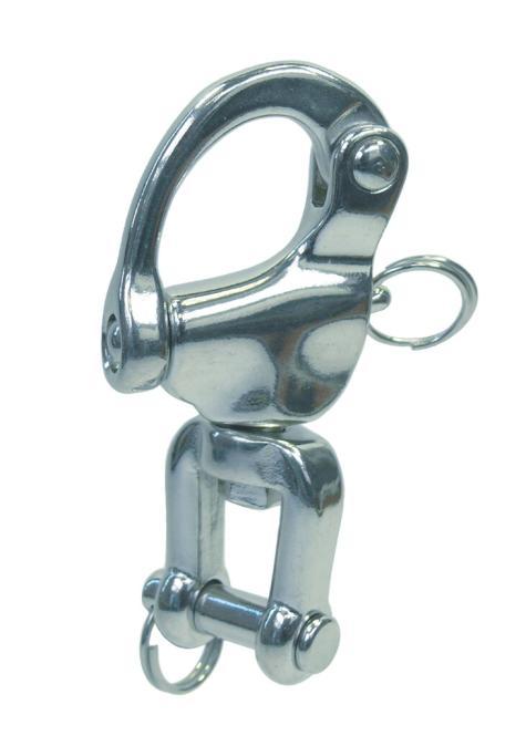 SNAP SHACKLE WITH SWIVEL SHACKLE - STAINLESS STEEL A4