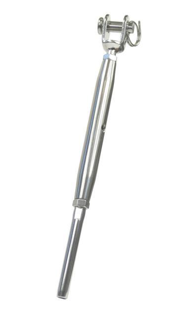 TURNBUCKLE FORK-TERMINAL - STAINLESS STEEL A4