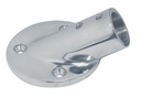 BASE ROTONDA PER BINARIO, 30° - ACCIAIO INOX A4