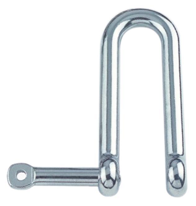 GRILLO A D LUNGO CON PERNO PRIGIONIERO - ACCIAIO INOX A4
