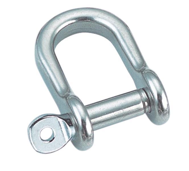 FLACHSCHÄKEL, GERUNDET - EDELSTAHL A4