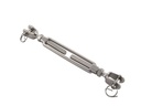 TURNBUCKLE OPEN BODY FORK-FORK - STAINLESS STEEL A4