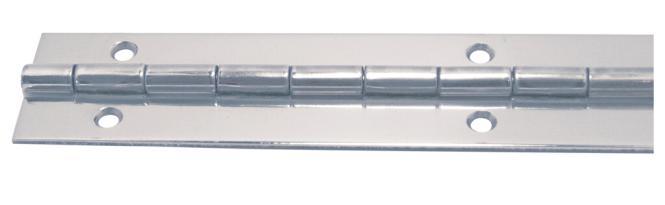 [8321207 16 1000] CONTINUOUS HINGE - STAINLESS STEEL A2 (16x0.7mm drilled (1.0m))