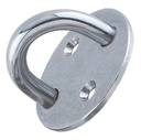 ROUND EYE PLATE - STAINLESS STEEL A2