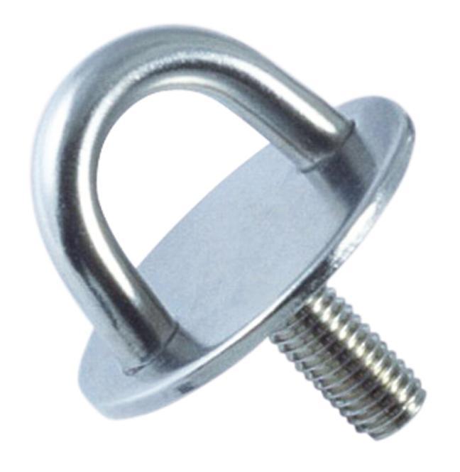 AUGPLATTE RUND MIT GEWINDE - EDELSTAHL A2