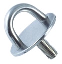  PIASTRA OCULARE ROTONDA CON FILETTATURA - ACCIAIO INOX A2