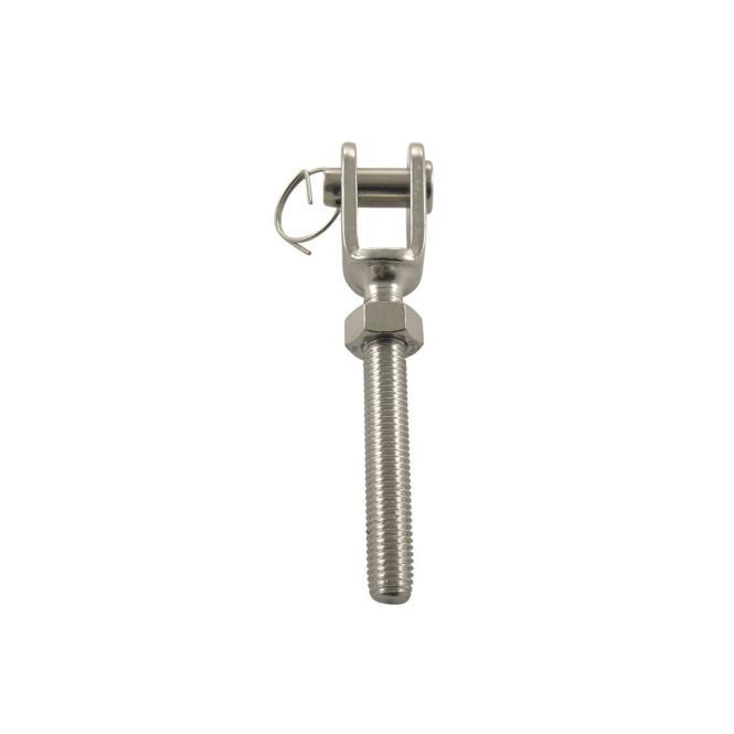 FORCELLA CON FILETTATURA DESTRA - ACCIAIO INOX A4