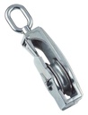  ROPE SNATCH BLOCK WITH SWIVEL EYE - STAINLESS STEEL A4/BRASS