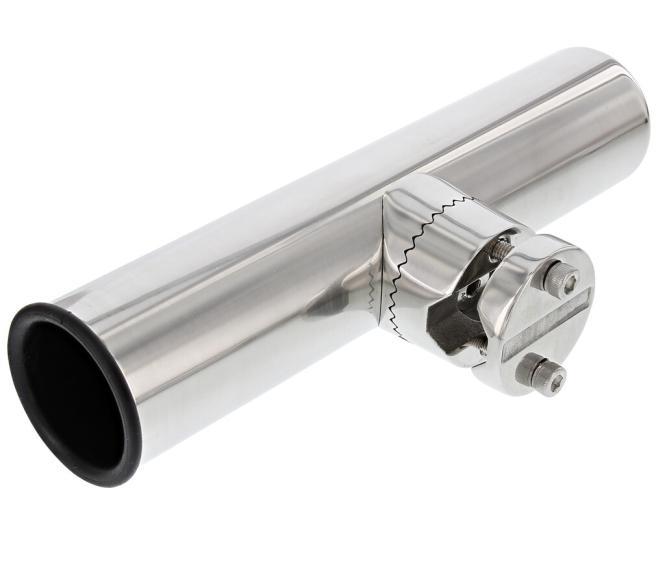 ADJUSTABLE FISHING ROD HOLDER FOR RAIL - STAINLESS STEEL A4