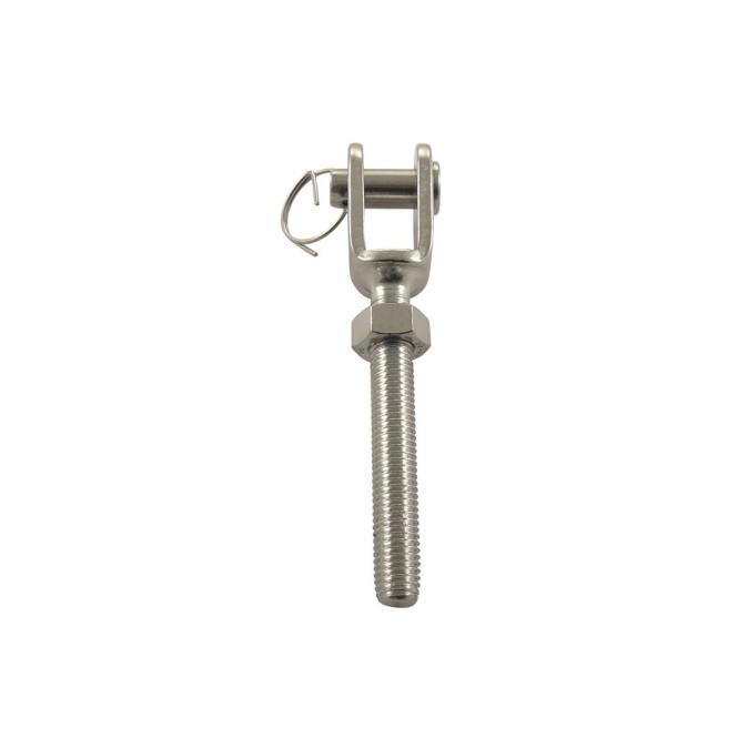  FORCELLA CON FILETTATURA SINISTRA - ACCIAIO INOX A4