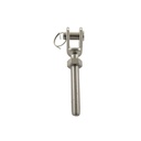  FORCELLA CON FILETTATURA SINISTRA - ACCIAIO INOX A4