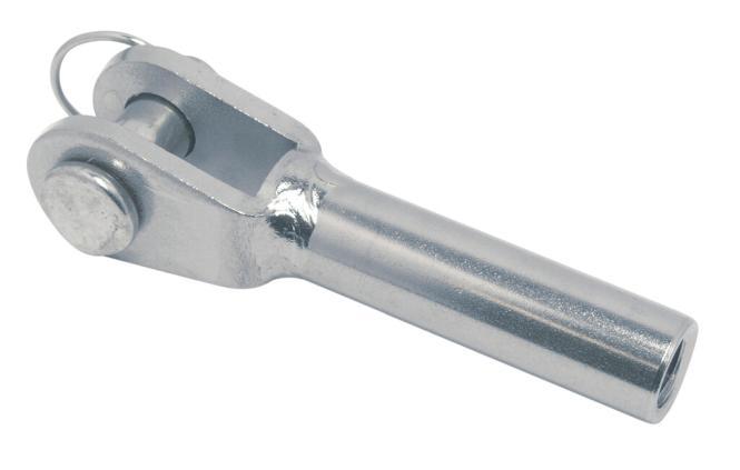MINI-FORCELLA CON FILETTATURA INTERNA SINISTRA - ACCIAIO INOX A4