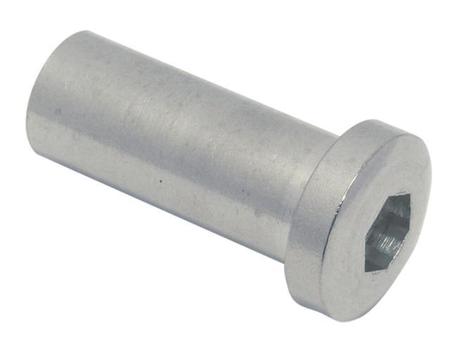 DADO A CALOTTA CON FILETTATURA INTERNA - ACCIAIO INOX A4