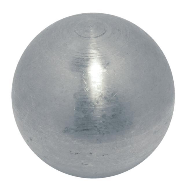 BOULE MASSIVE MATE AVEC FILETAGE INTERNE - INOX A2