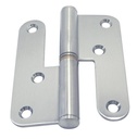  CERNIERA PER PORTA, 2 PARTI - ACCIAIO INOX A2