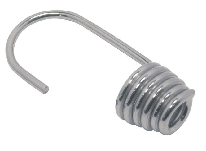  SHOCK CORD HOOK FOR SAIL TIE - STAINLESS STEEL A2
