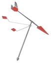  REY DEL VIENTO CON REFLECTORES - ACERO INOXIDABLE A2