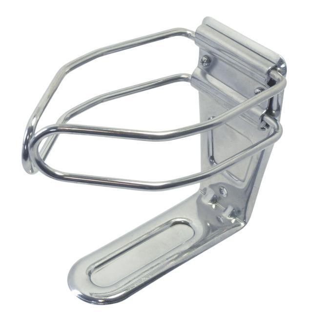 BOTTLE HOLDER FOR WALL MOUNT - STAINLESS STEEL A2