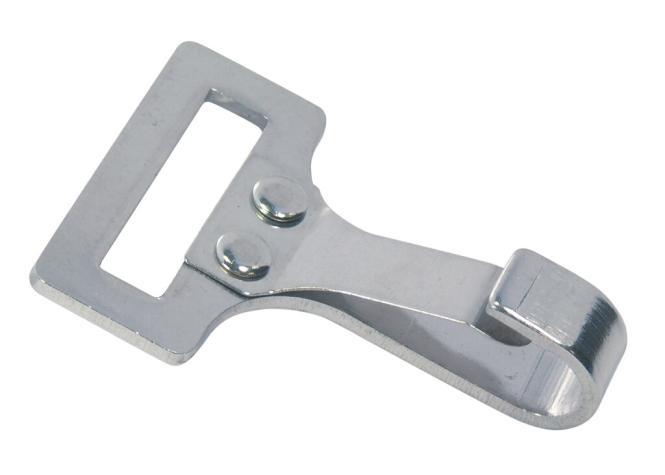 MOUSQUETON FIXE POUR SANGLE - INOX A2