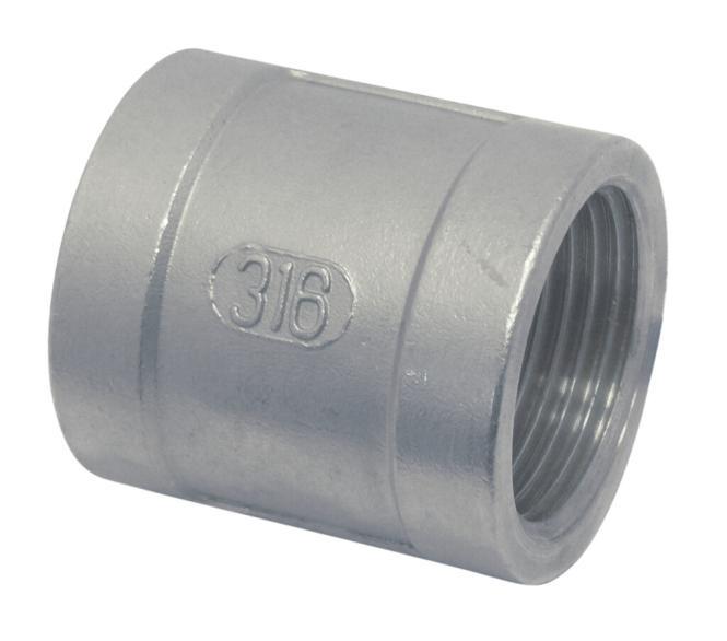SOCKET WITH INTERNAL THREAD - STAINLESS STEEL A4
