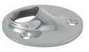  ROUND BASE FOR WELDING, 45° - STAINLESS STEEL A4