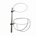  FOLDABLE FENDER HOLDER WITH SWIVEL - STAINLESS STEEL A2